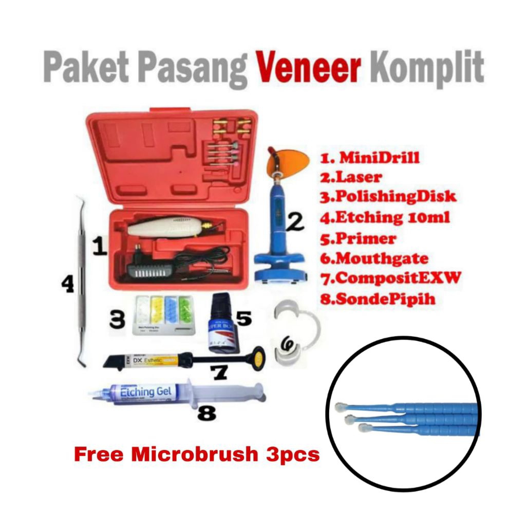 Paket gigi veneer super komplit