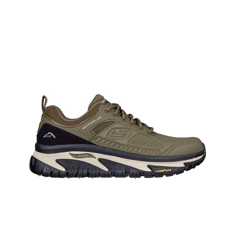 Sepatu Outdoor Pria Skechers Arch Fit Road Walker Olive Original SKE237333OLB