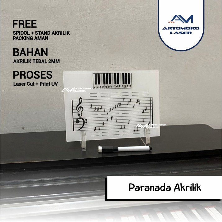 PAPAN TULIS MUSIK PARANADA AKRILIK