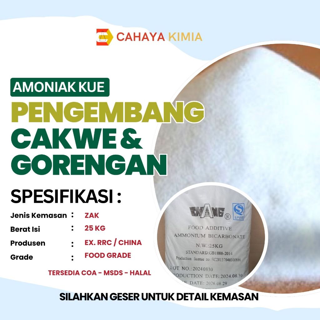 Bahan Pengembang Kue Kering Cakwe Gorengan Food Grade  - 25kg