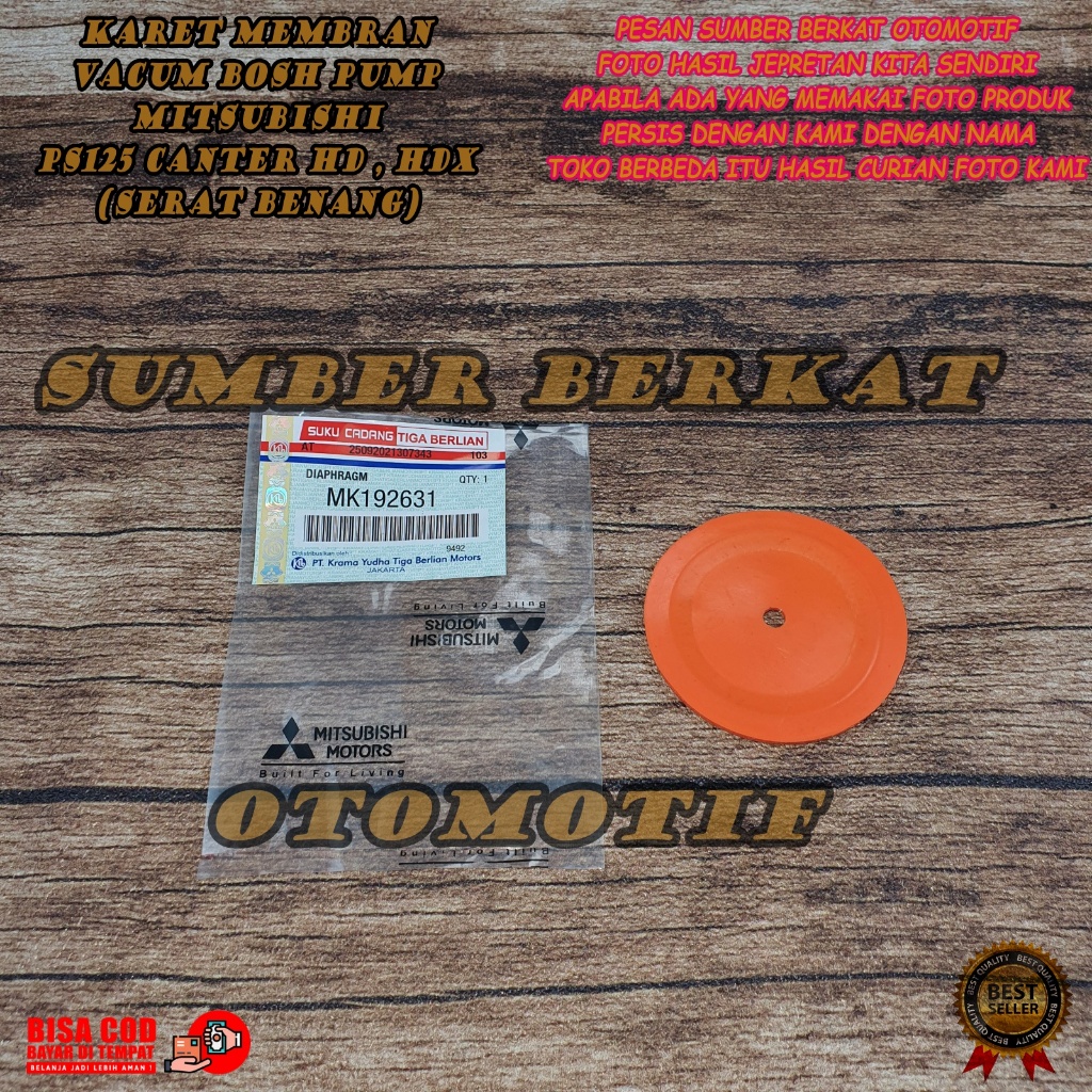 KARET BOSH PUMP DIAPHRAGM MITSUBISHI PS125 CANTER