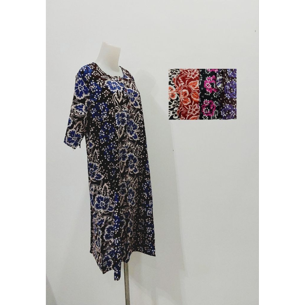 Daster Lucyana lengan 3/4 pita