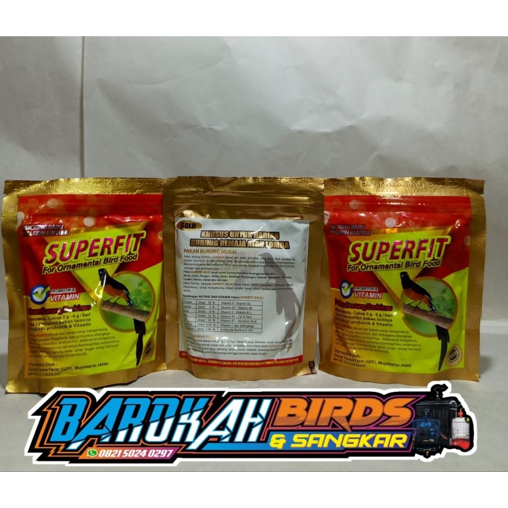 SUPERFIT_GOLD PAKAN VOER HIGH PROTEIN 100GRAM