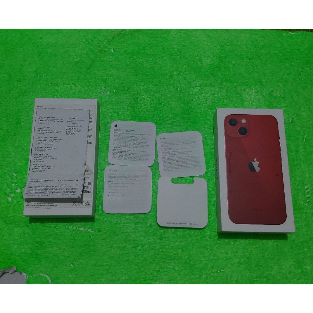 DUS BOX IPHONE 13 RED ORI COPOTAN IBOX