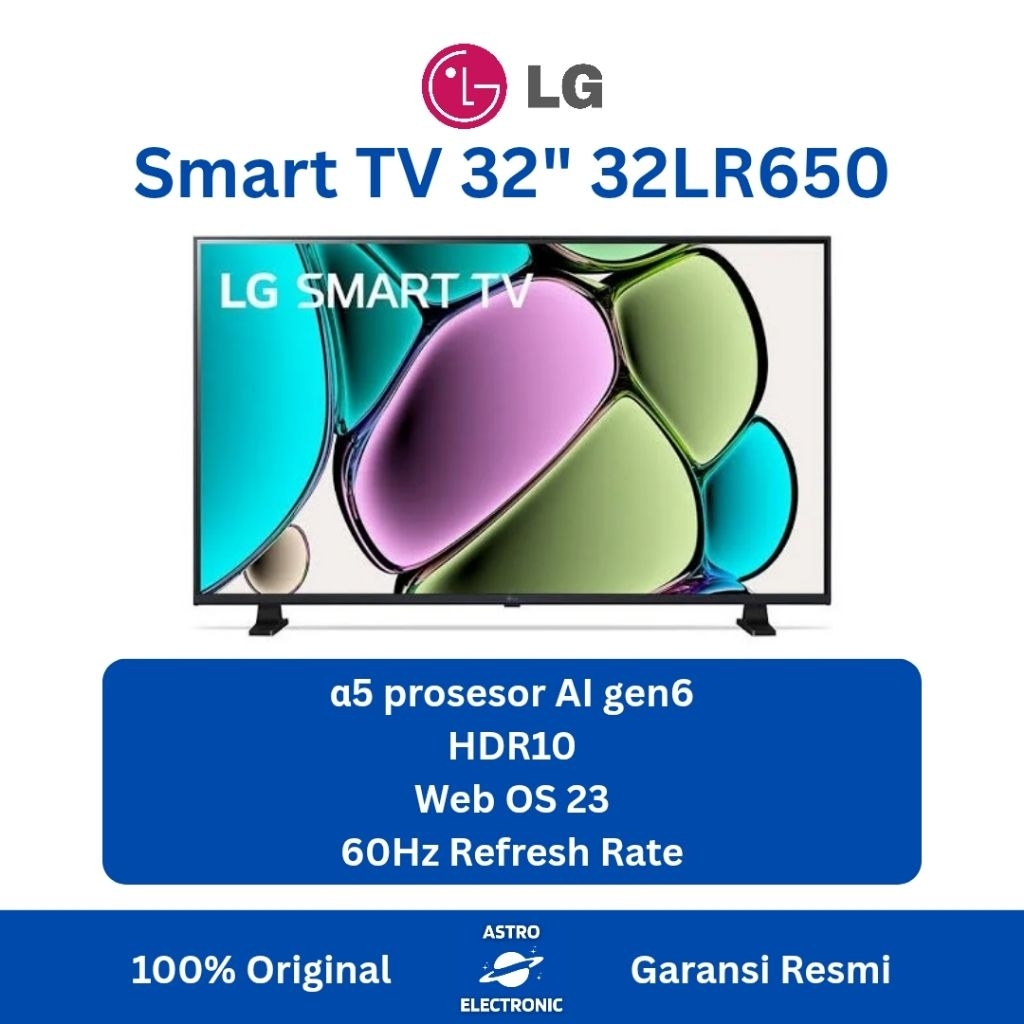 LG 32LR650 / 32LR65P0BPSA SMART TV 32 Inch