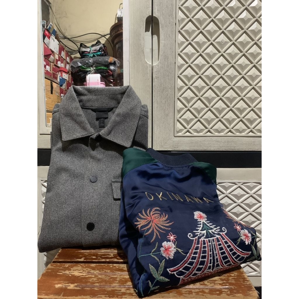 ORIGINAL OUTERWEAR WOOL H&M JACKET SUKAJAN ZARA FLORAL OKINAWA MULTI COLOUR