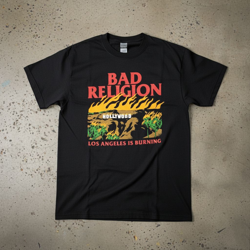 KAOS BAND OFFICIAL BAD RELIGION - BURNING BLACK