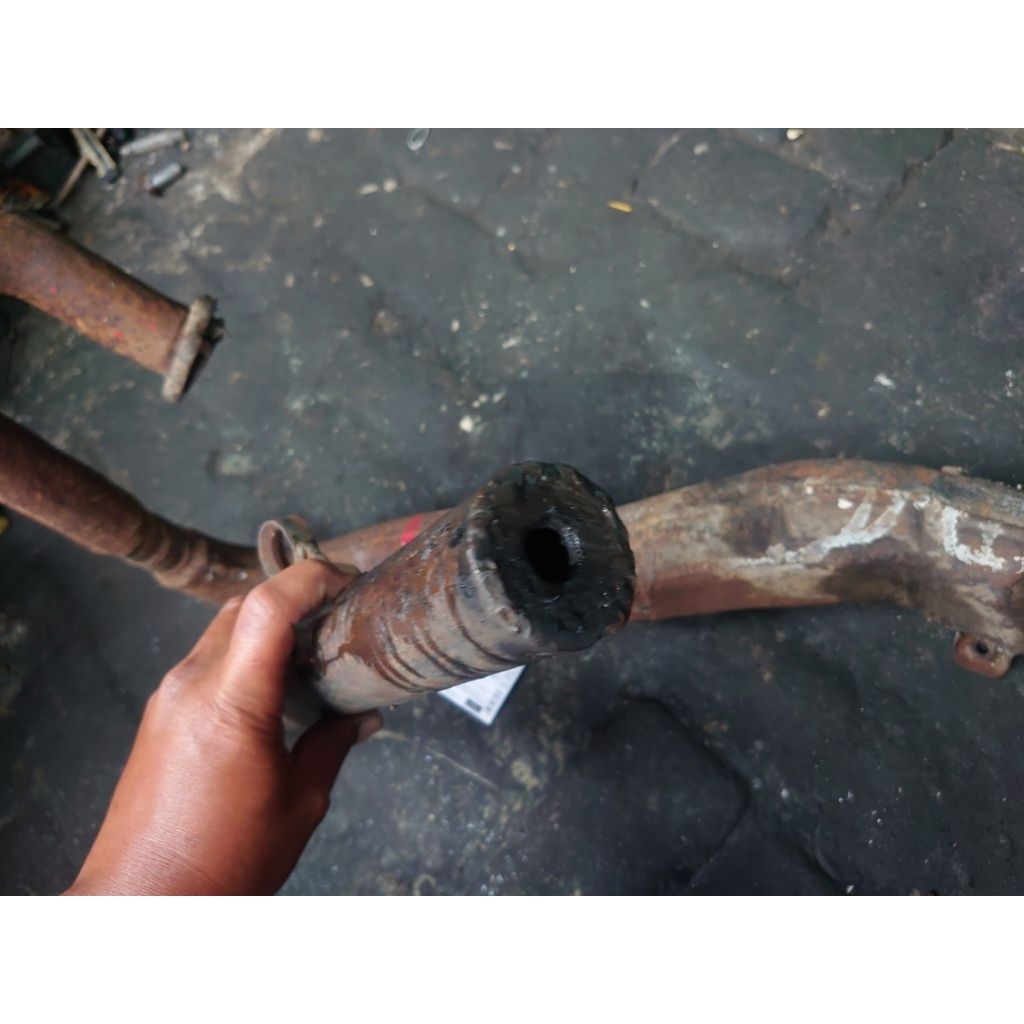 knalpot set Yamaha dt100 original second