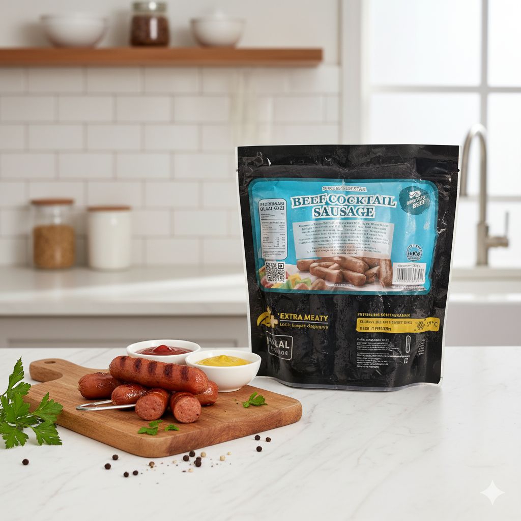 Kanzler Beef Cocktail Sausage 500gr / Sosis Kanzler Beef Cocktail Sausage 500gr / Kanzler Sosis Beef