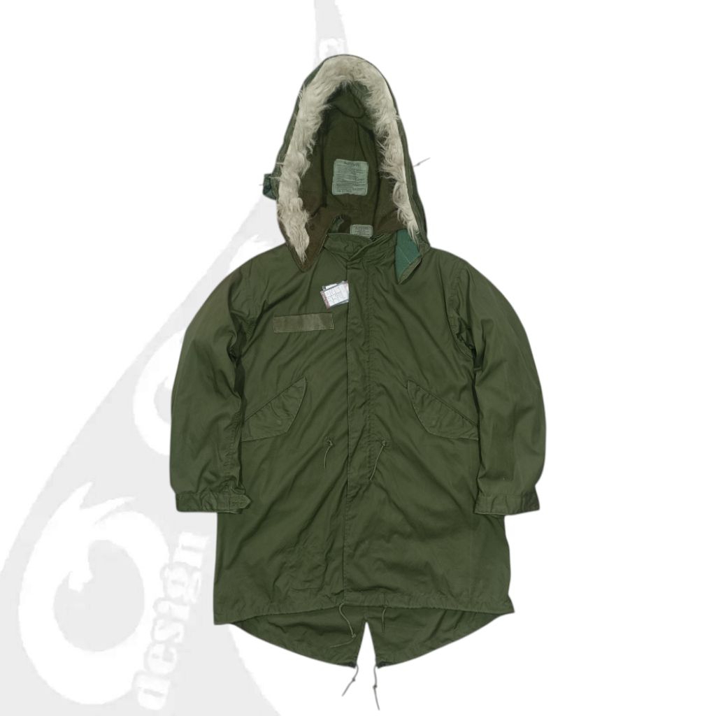 vintage 70s jaket parka fishtail m65 namwar issued small reguler