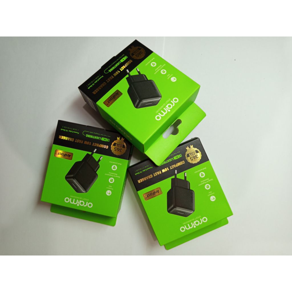 ORAIMO COMPACT 10W FAST CHARGER – ORIGINAL Charger Cepat & Aman