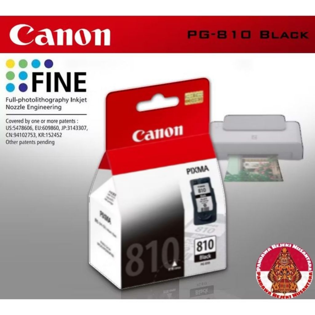 Cartridge Canon Pixma 810 Black Original (Asli 100%)