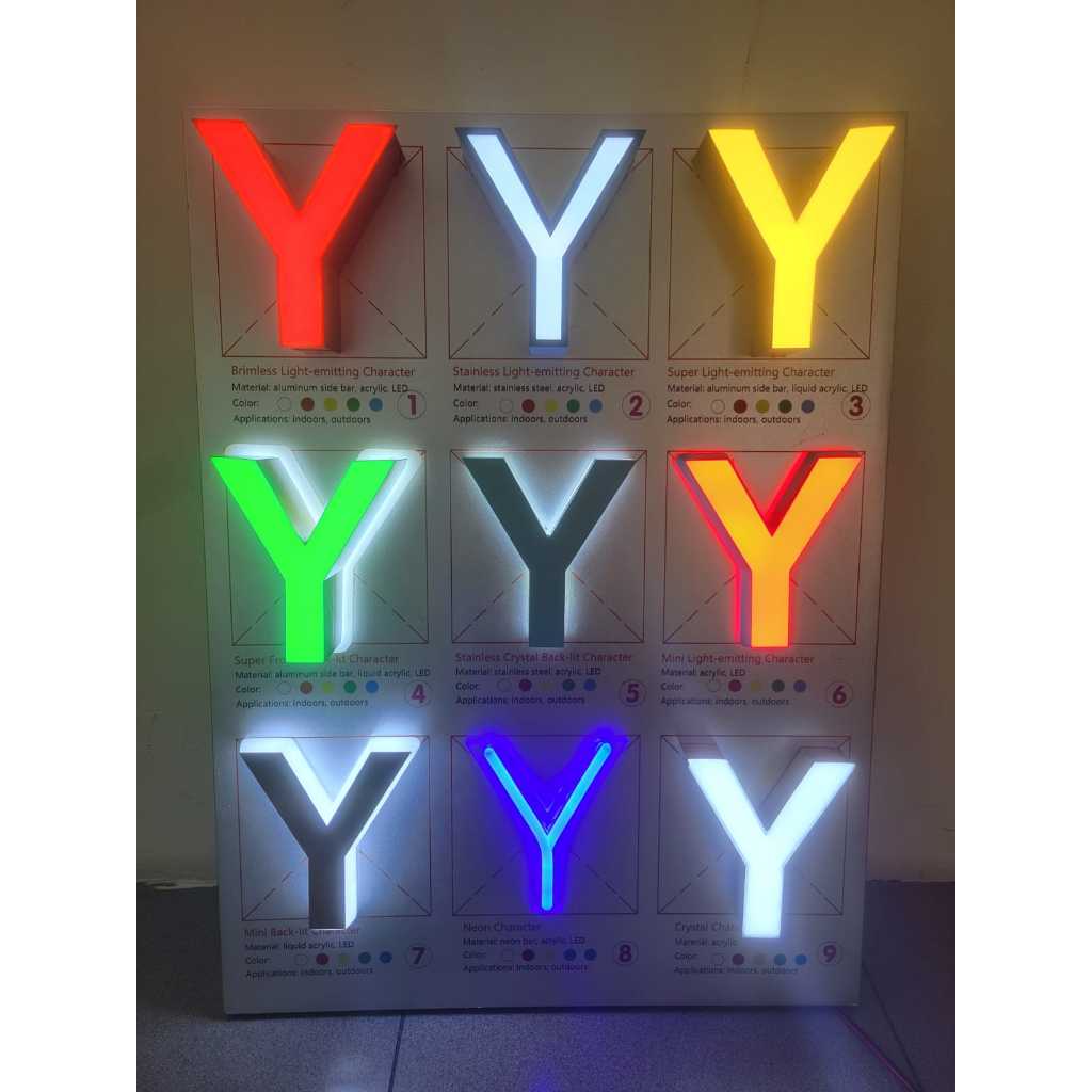 Huruf Timbul Akrilik Custom LED