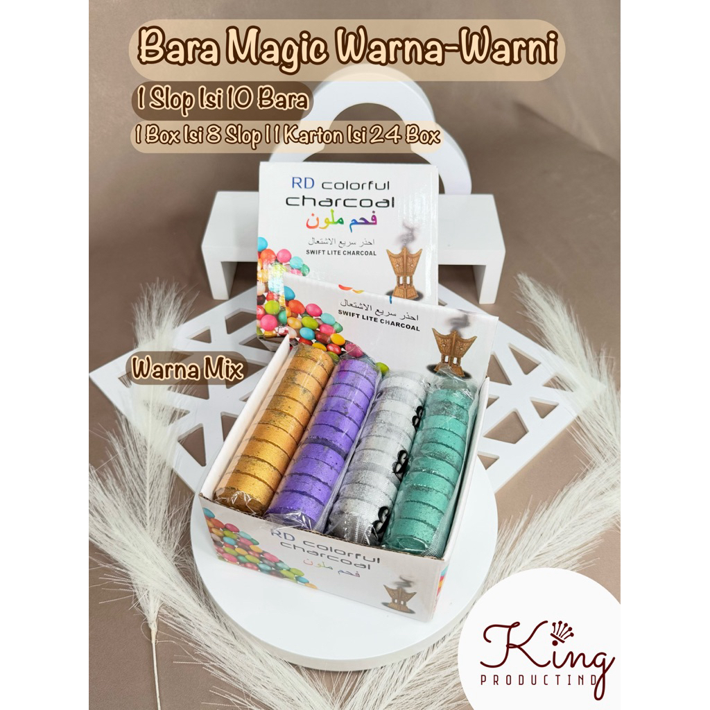 King - Bara Magic / Areng Magic Emas Mas Gold Areng Warna Warni Bara Warna Warni RainbowBukhur Magic