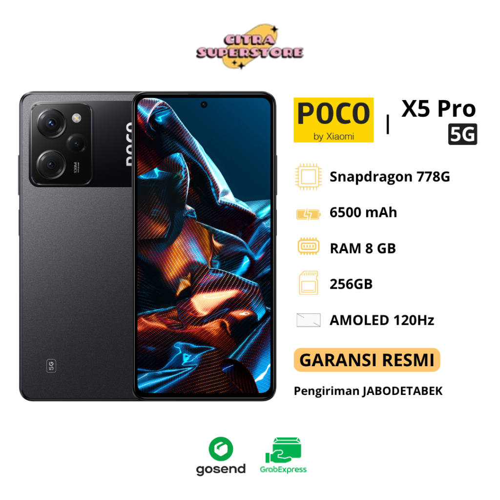 Xiaomi POCO X5 Pro 5G (6GB/128GB) | (8GB/256GB) Bergaransi