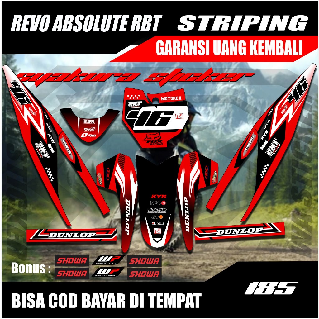 STRIPING RBT REVO ABSOLUTE STICKER CUSTOM