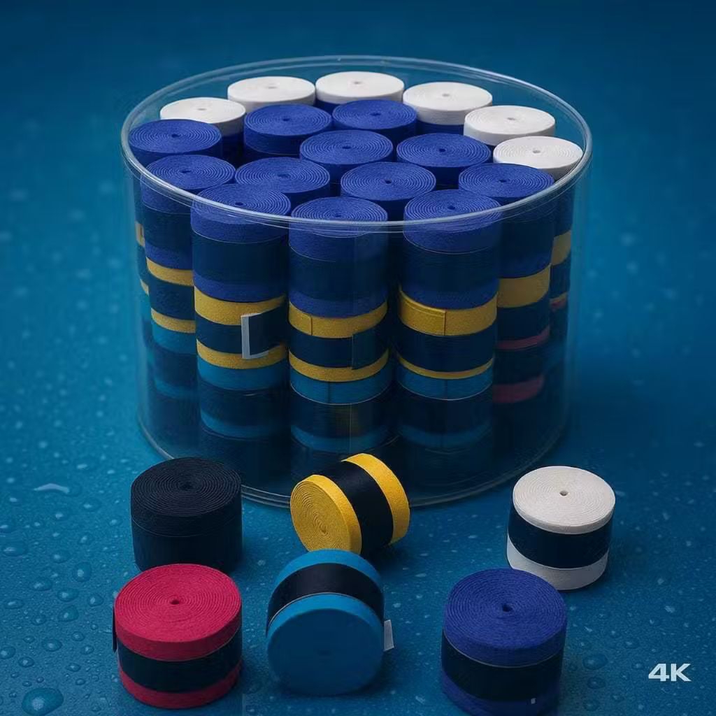 GRIP RAKET BADMINTON BULUTANGKIS KARET BINTIK MURAH BAGUS BERKUALITAS TULANGAN