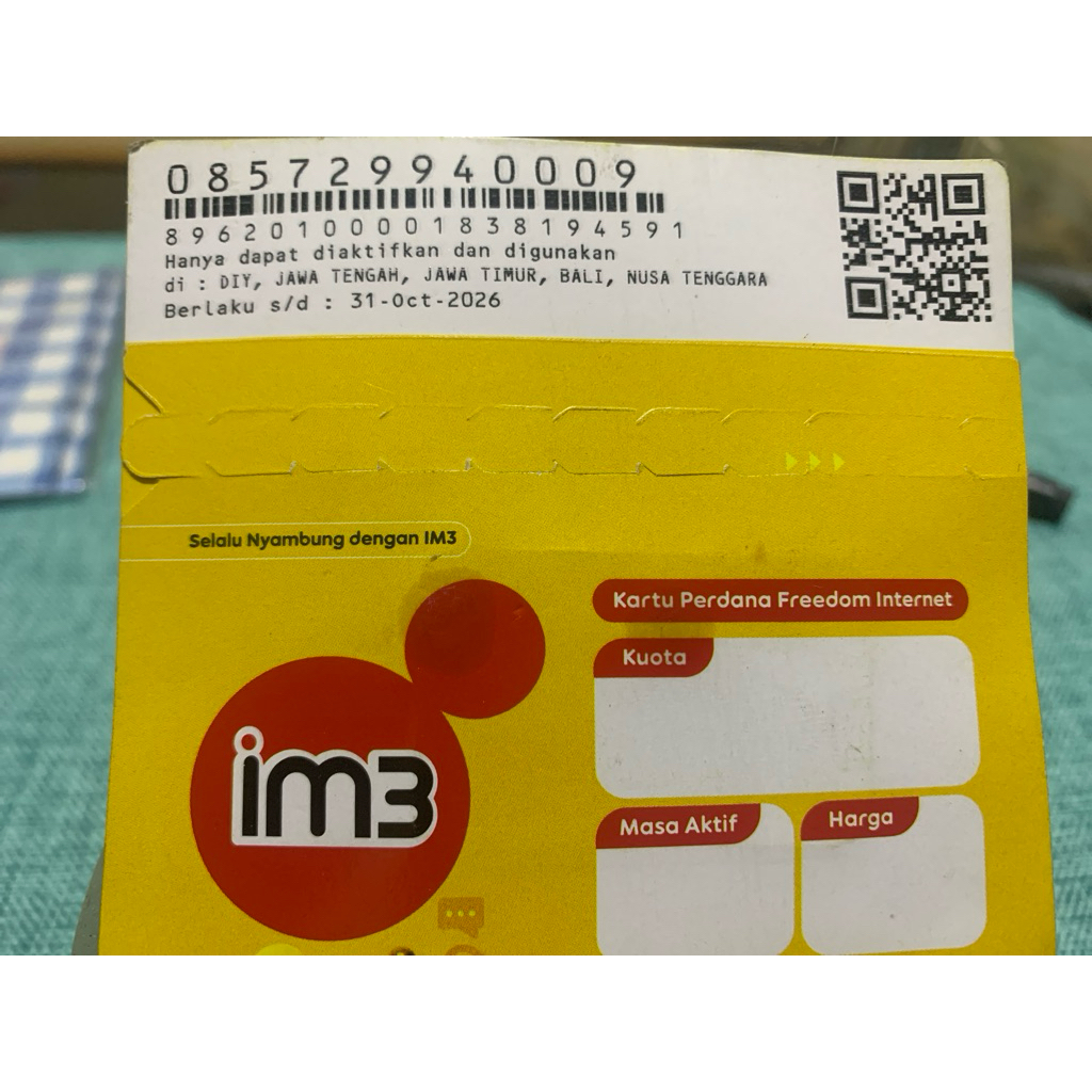 nocan perdana indosat