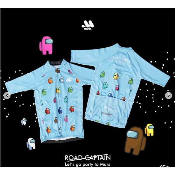 Jersey Sepeda Wanita MCH Road Captain to Mars 100% Original Polyester UV Protect Premium Local Brand