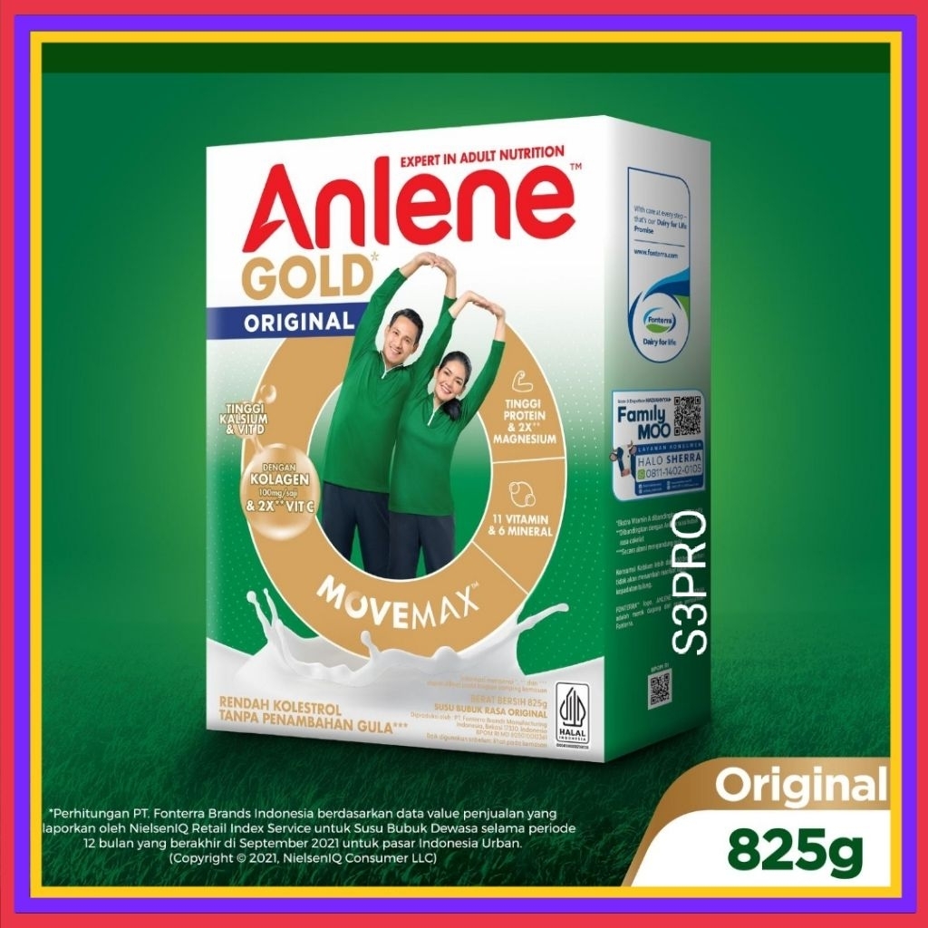 Anlene Gold 5X Original 825 gram dulu Anlene Gold Plus