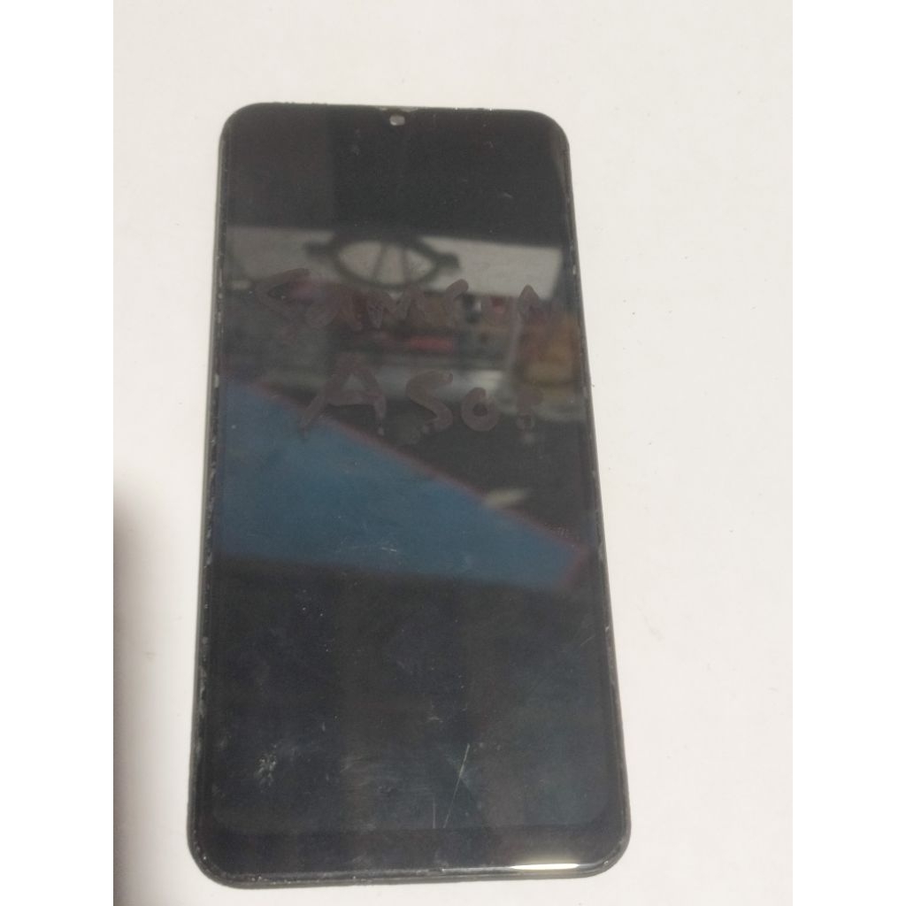 frame tatakan lcd Samsung a50s original copotan