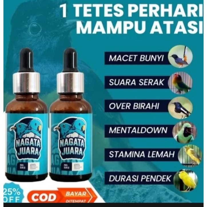 Promo Vitamin Nagata Juara Vitamin Burung Murai Kenari Lovebird Kacer Anis Nagata Juara Gacor Seketi