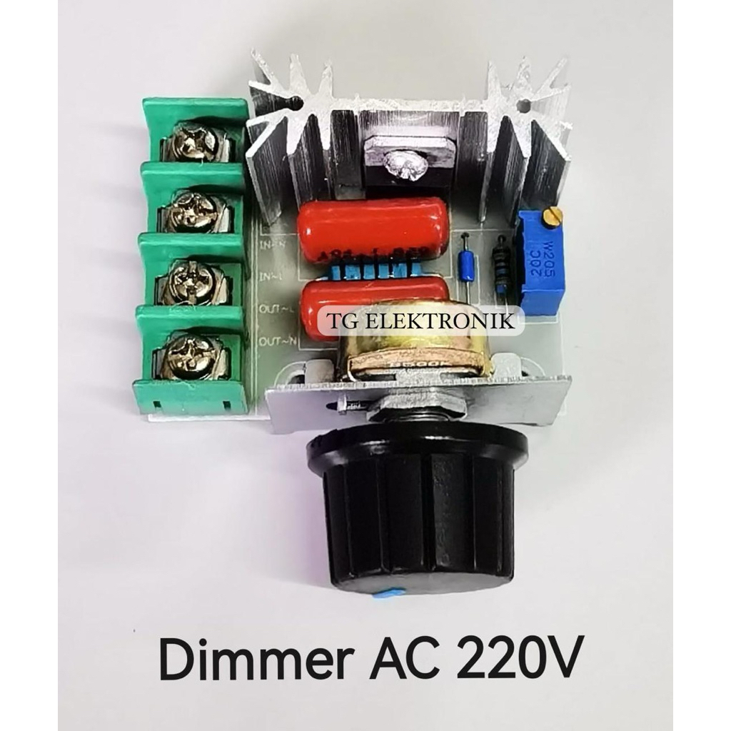 Dimmer AC 220V – Pengatur Daya / Kecepatan