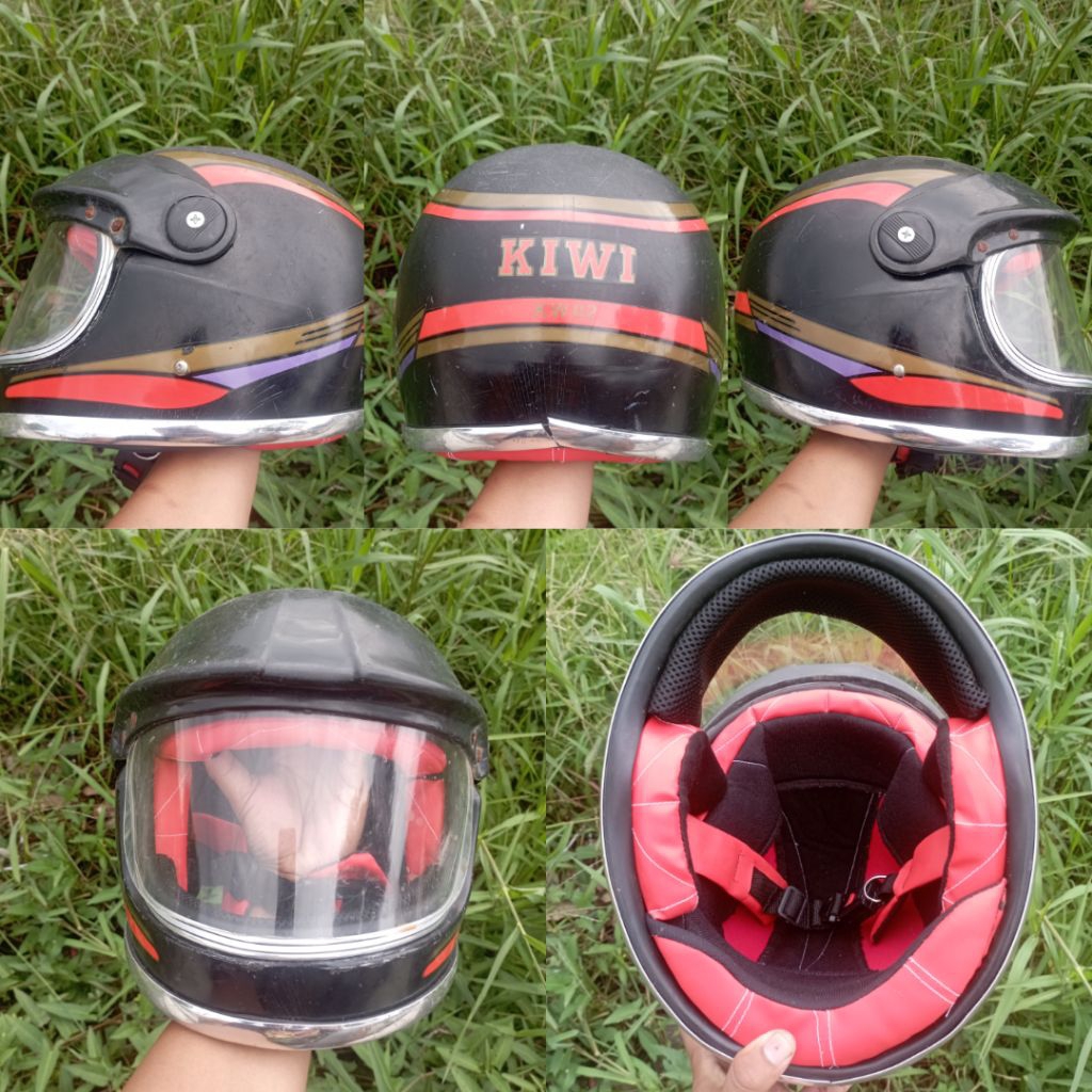 Helm Cakil retro Gag vigano kiwi KJP HBC semi drag Thailand