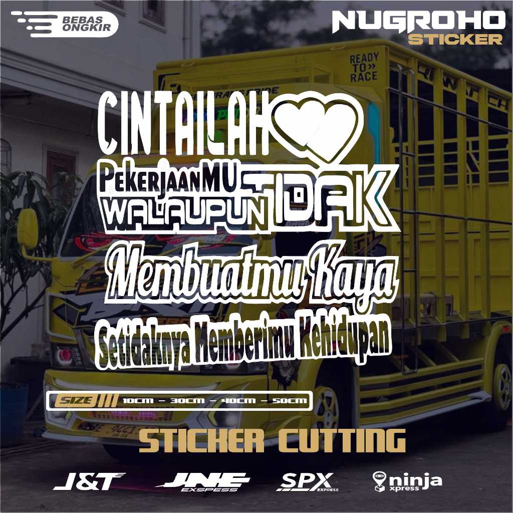stiker mobil cutting stiker kata kata keren untuk body kaca samping mobil stiker variasi mobil denga