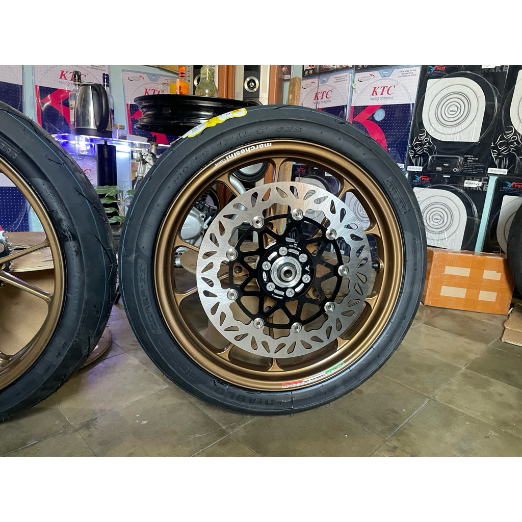 VELG CBR K45N PNP NINJA RR bebas rqwes warna (tinggal pasang)