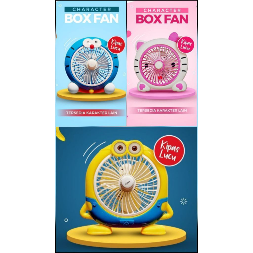 Kipas karakter / Kipas meja karakter / Kipas karakter td