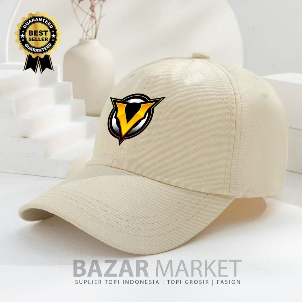 Topi Baseball Cream Keren dan Baru Inisial Alfabet A-Z