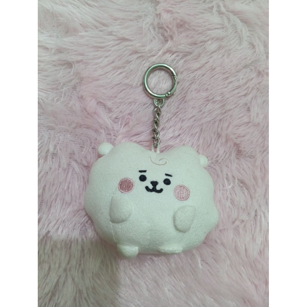 OFFICIAL BT21 RJ BAGCHARM KEYRING KEYCHAIN POMPOM PRELOVED BTS