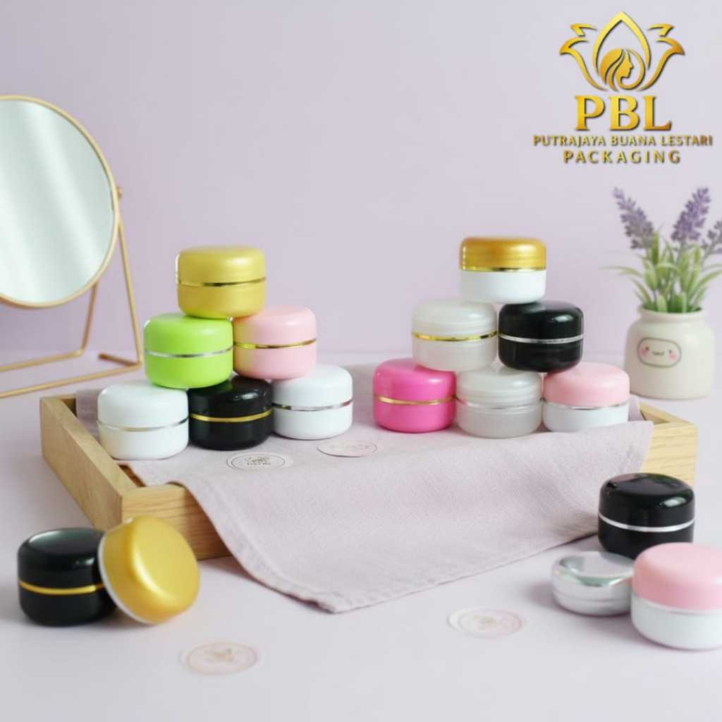 Pot Cream 30gr Exotika / Pot Eksotika 30gr Varian Warna / Pot Wadah Cream 30gr