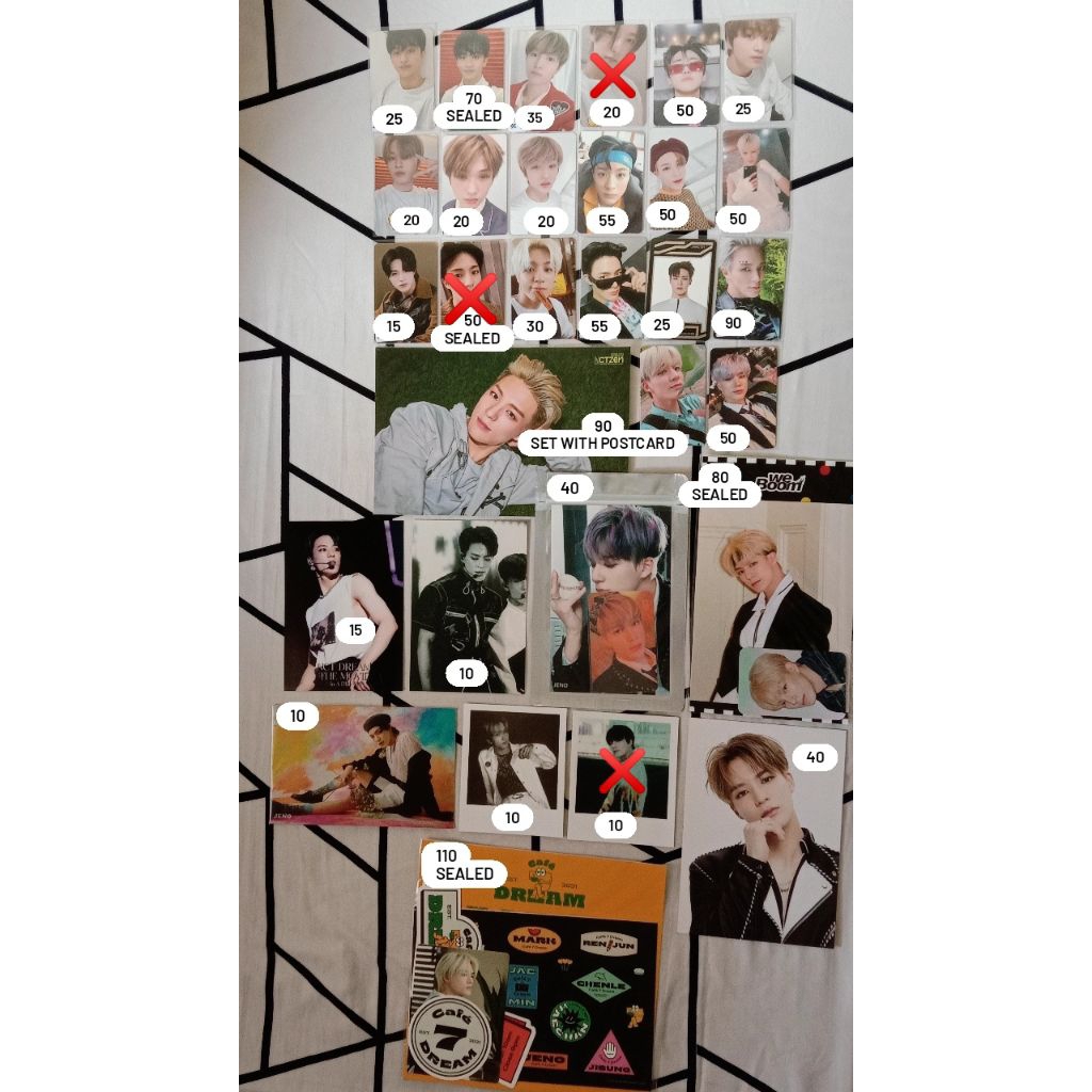 [Ready Stock] PC NCT DREAM MARK RENJUN JENO HAECHAN JAEMIN CHENLE JISUNG AGENT CAFE ALUCARD WE BOOM 