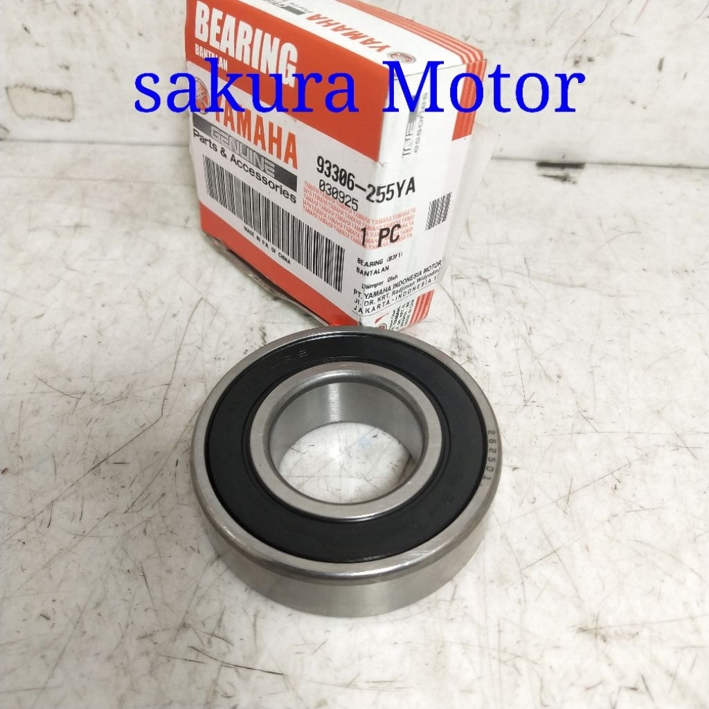 LAHAR AS RODA BELAKANG N MAX 6205 RS TYPE ADA TUTUP KARET HITAM ORIGINAL YAMAHA 93306-255YA