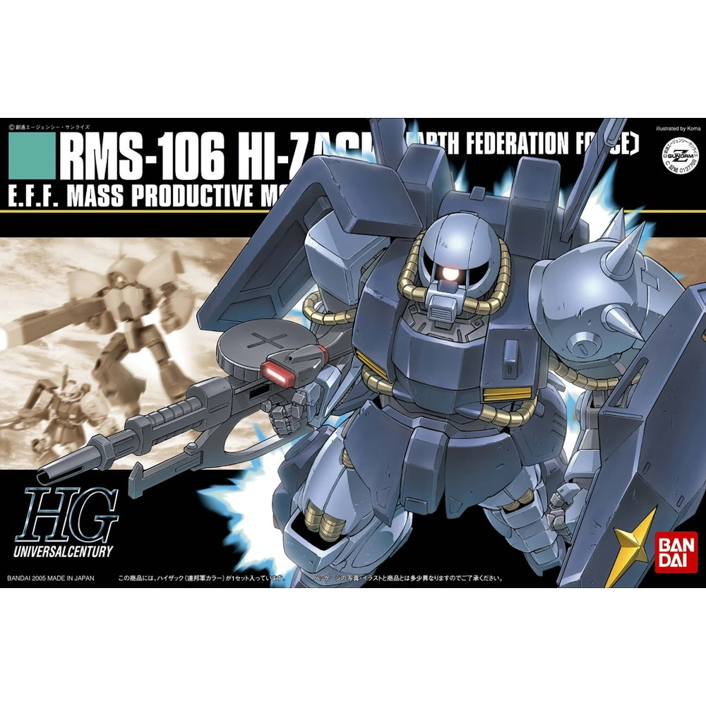 BANDAI 1/144 HGUC RMS-106 Hi Zack ( Earth Federation  Force )