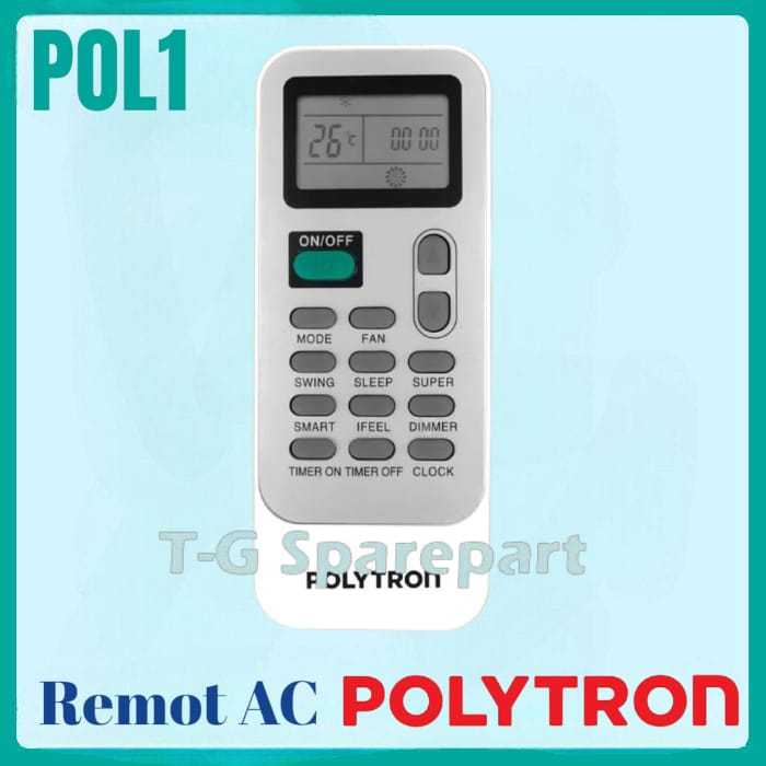 Remote Ac Polytron DG11J1-01 R-POL1