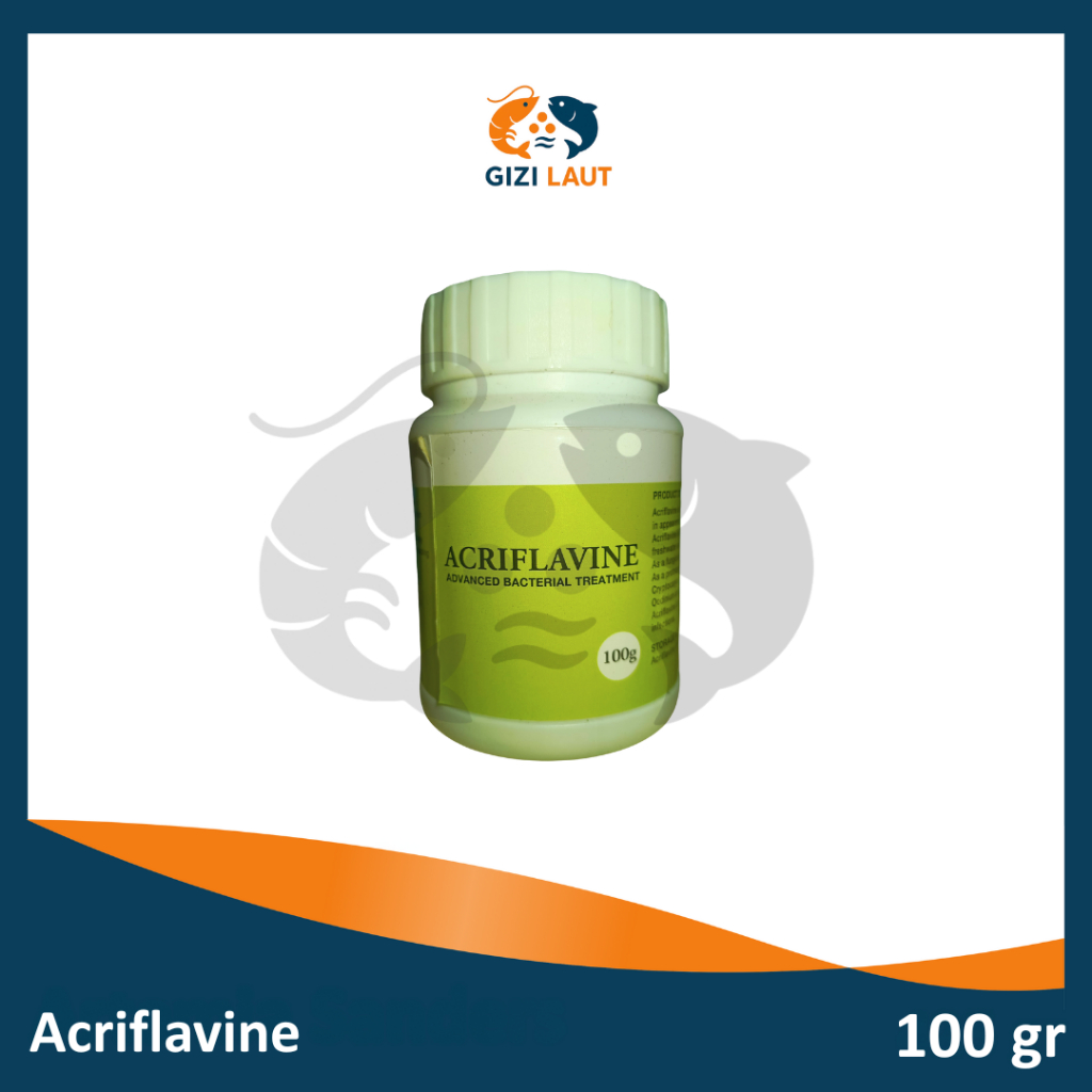 Acriflavine | Acriflavine Bubuk | Obat Kuning dan Jamur Ikan | Acriflavine 100 gr