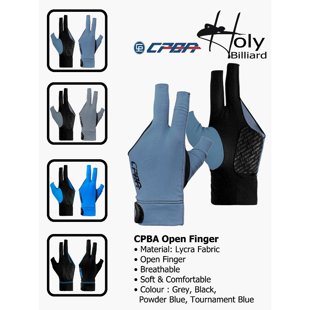 Glove CPBA / Glove Billiard CPBA / Sarung Tangan CPBA