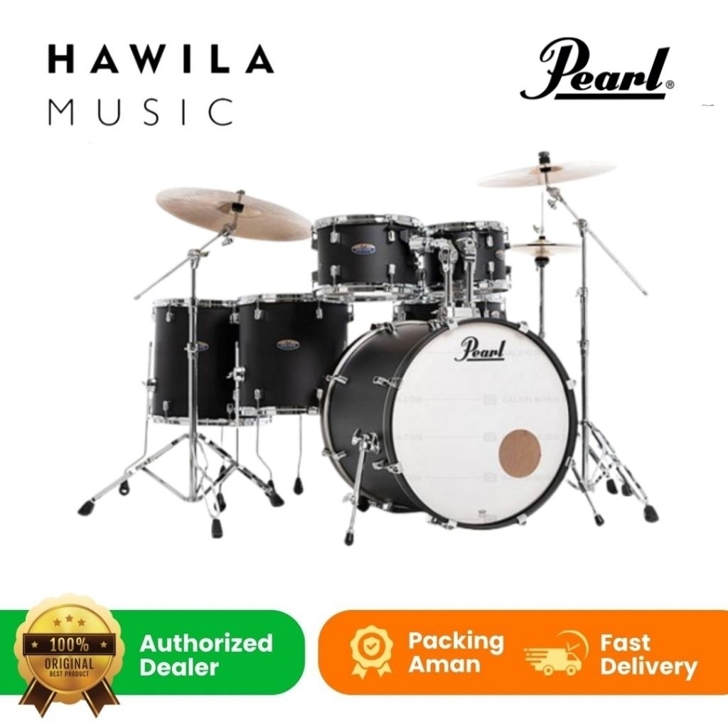 Drum Akustik Pearl Decade Drum Pearl DMPC927SP Decade Maple Tanpa Cymbal