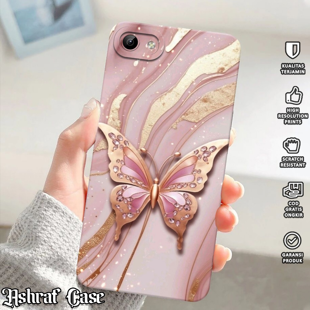 Softcase Premium For Vivo 1808 [ AM10 ] - Case Terbaru - Silicon Cassing Hp Wanita / Pria - Softcase