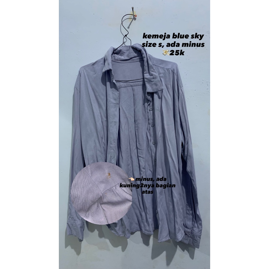 kemeja blue sky