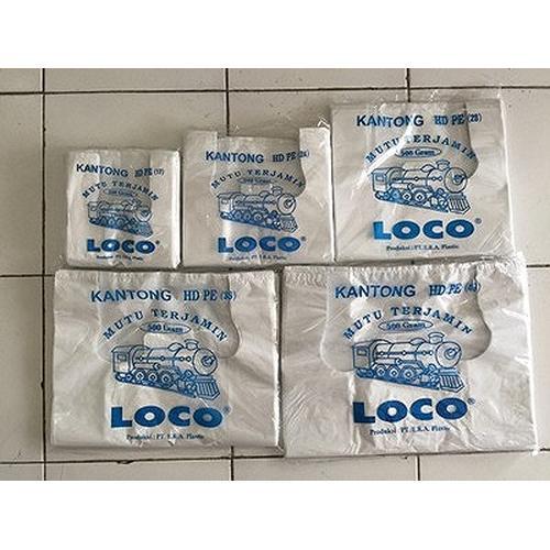 Kantong Plastik Kresek Loco Putih Tebal / Plastik Kresek Loco Tebal