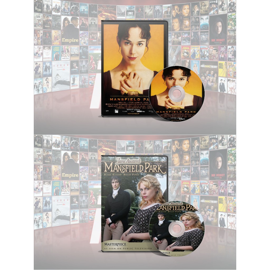 DVD Mansfield Park (1999) + DVD Mansfield Park (2007)
