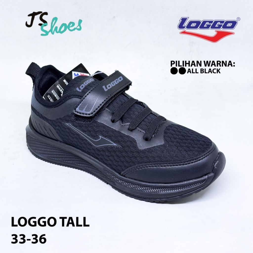 LOGGO TALL - SEPATU SNEAKERS SEPATU SEKOLAH TALI KRETEK ANAK MERK LOGGO ORIGINAL