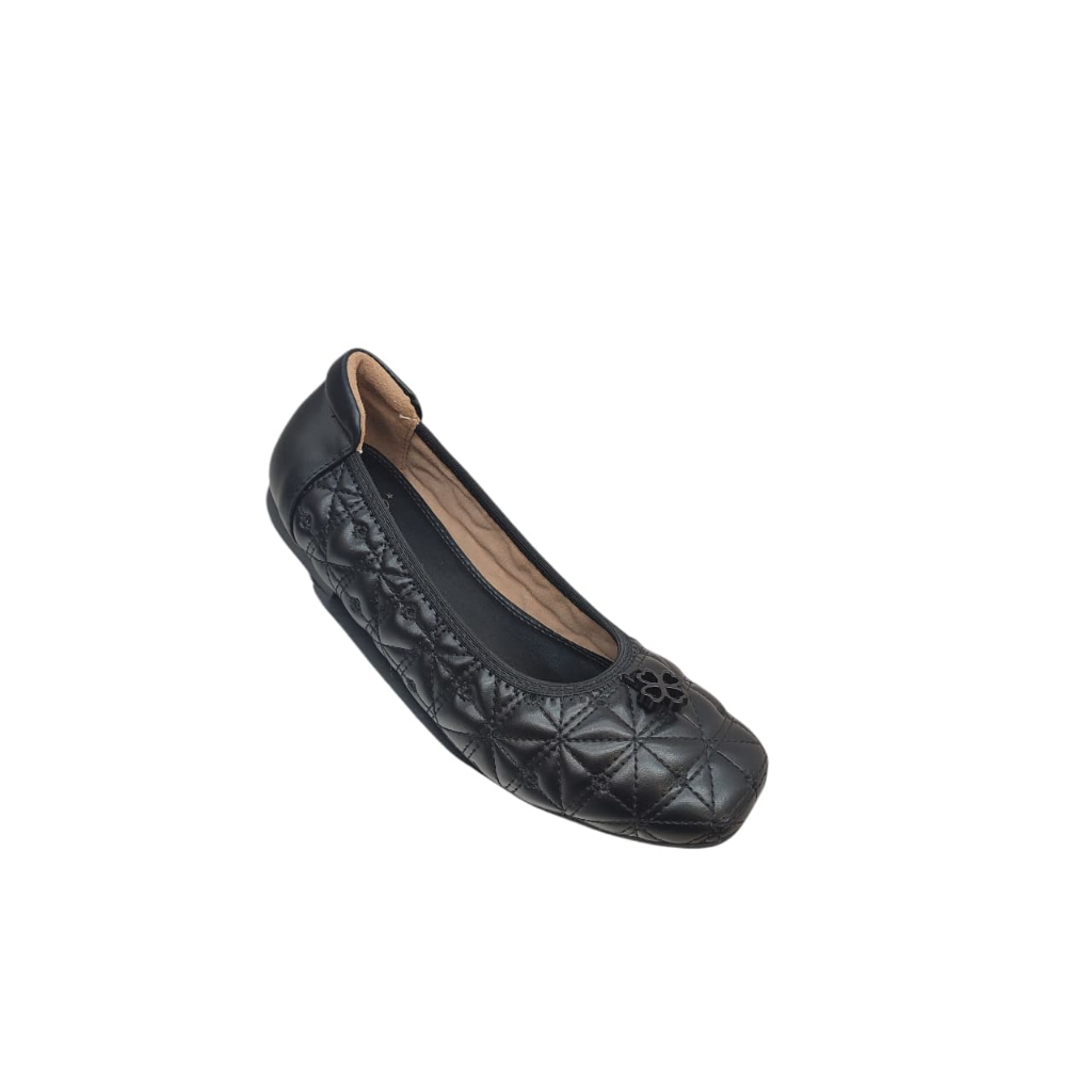 Everbest EVB Cici Flat Shoes Wanita Black & L.Blue