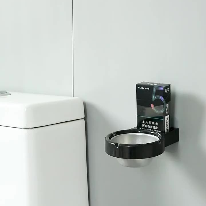 CTSHOP1-Asbak Rokok Dinding / Asbak Portable Tahan Karat / Asbak Rokok Gantung