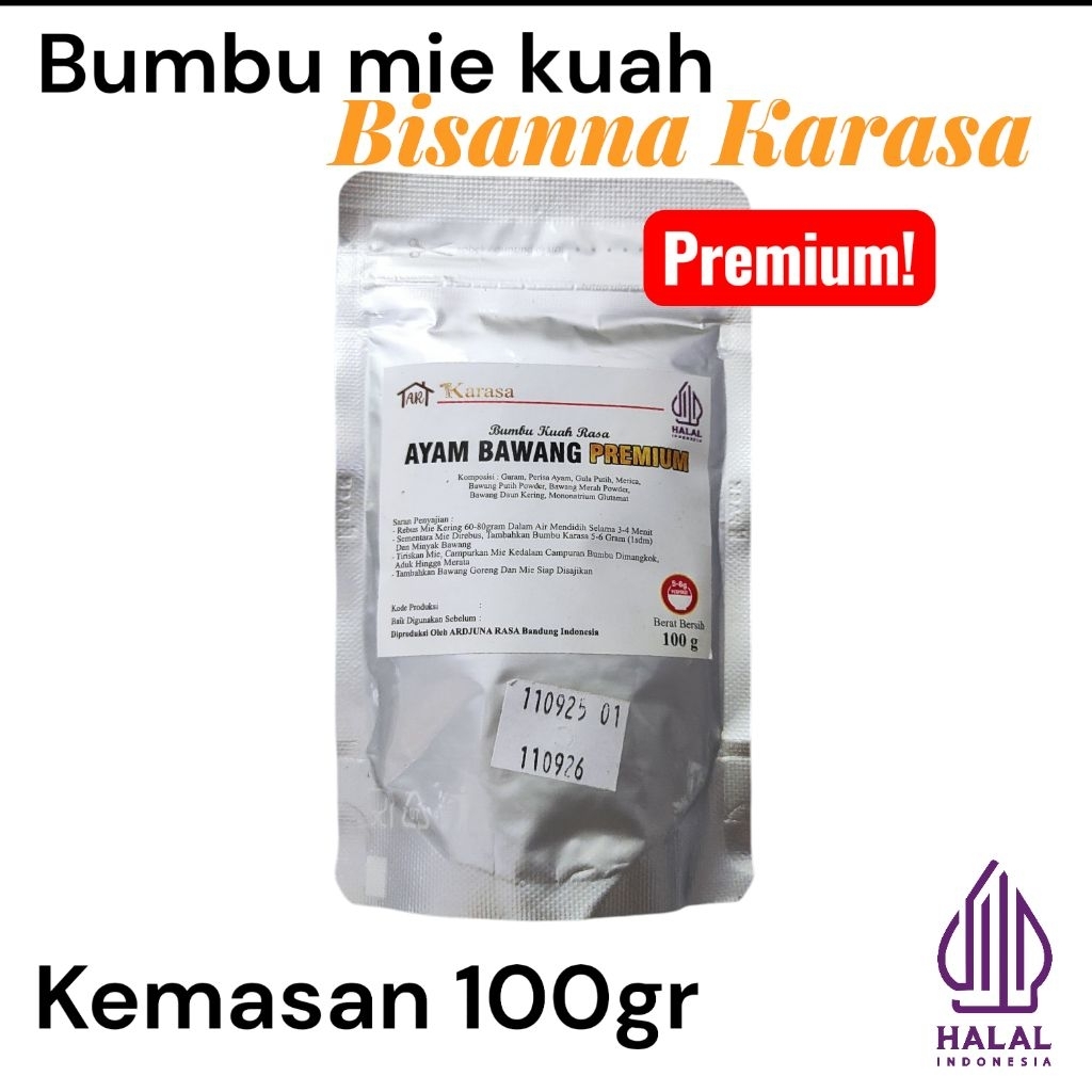 Bumbu mie kuah ayam bawang premium 100g