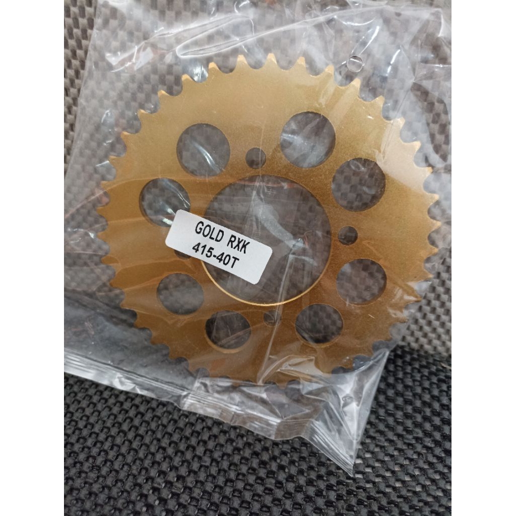 GIR GEAR 415 GOLD YAMAHA RX KING JUPITER Z F1 VEGA R NEW 40T